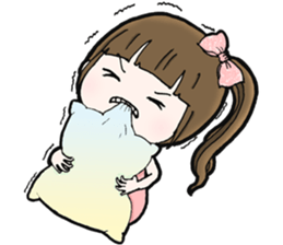 Browny lovely girl sticker #14572328