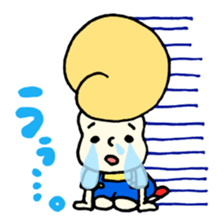 Cream puff boy sticker #14572573