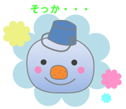 Snowman and friend sticker #14573432