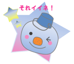 Snowman and friend sticker #14573433