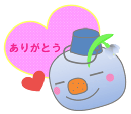 Snowman and friend sticker #14573443