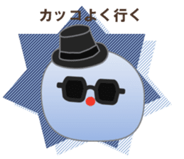 Snowman and friend sticker #14573445