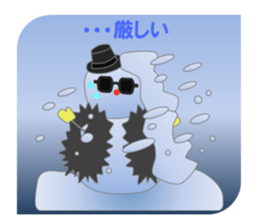 Snowman and friend sticker #14573452
