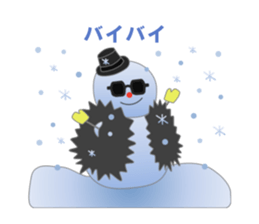 Snowman and friend sticker #14573457