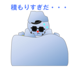 Snowman and friend sticker #14573458