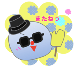 Snowman and friend sticker #14573459