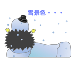 Snowman and friend sticker #14573460