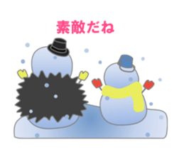Snowman and friend sticker #14573469