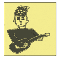 Printmaking Colorful sticker #14573484