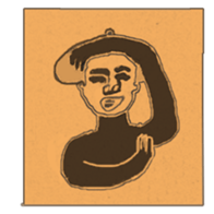 Printmaking Colorful sticker #14573485