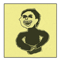 Printmaking Colorful sticker #14573489