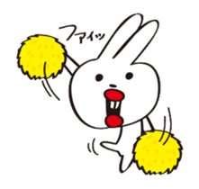 Rabbits called "Sat-chan" and "Bu-taro" sticker #14574535