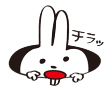 Rabbits called "Sat-chan" and "Bu-taro" sticker #14574540