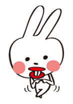 Rabbits called "Sat-chan" and "Bu-taro" sticker #14574547