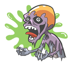 pop zombie Sticker sticker #14574729