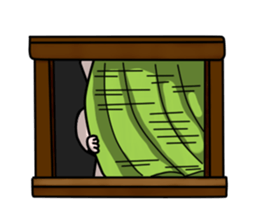 bocce rabbit 4 sticker #14575401