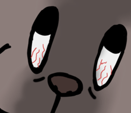 bocce rabbit 4 sticker #14575417