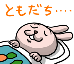 bocce rabbit 4 sticker #14575420