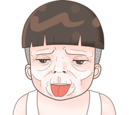 Crazy boy (Eng) sticker #14575731