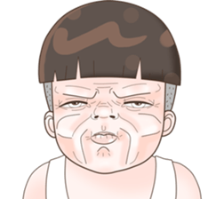 Crazy boy (Eng) sticker #14575741