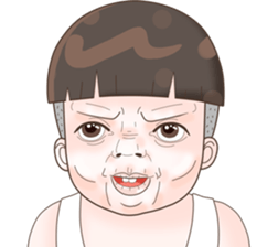 Crazy boy (Eng) sticker #14575742