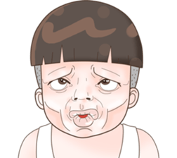 Crazy boy (Eng) sticker #14575746