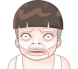 Crazy boy (Eng) sticker #14575750