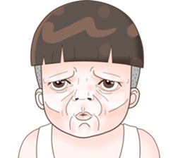 Crazy boy (Eng) sticker #14575753