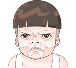 Crazy boy (Eng) sticker #14575754