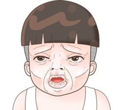 Crazy boy (Eng) sticker #14575755