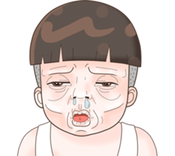 Crazy boy (Eng) sticker #14575756