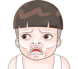 Crazy boy (Eng) sticker #14575760