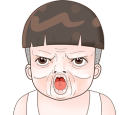 Crazy boy (Eng) sticker #14575761