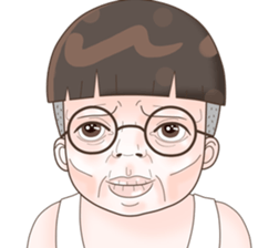 Crazy boy (Eng) sticker #14575763