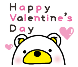 Kuma-Tama 5 Valentine's Day sticker #14577470