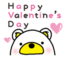 Kuma-Tama 5 Valentine's Day sticker #14577470