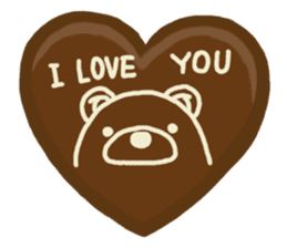 Kuma-Tama 5 Valentine's Day sticker #14577471