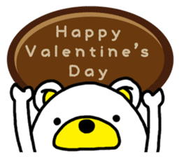 Kuma-Tama 5 Valentine's Day sticker #14577472