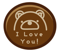 Kuma-Tama 5 Valentine's Day sticker #14577475
