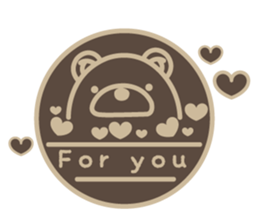 Kuma-Tama 5 Valentine's Day sticker #14577493