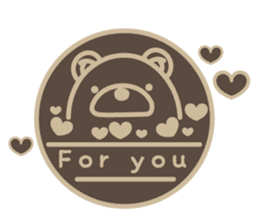 Kuma-Tama 5 Valentine's Day sticker #14577493