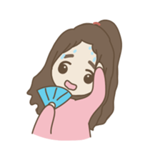 A girl have a problem sticker #14577622