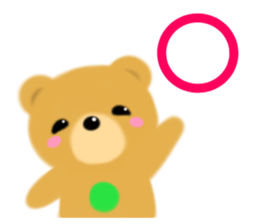 Wow lovely bear sticker #14578398