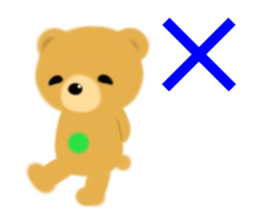 Wow lovely bear sticker #14578399