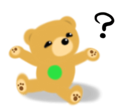 Wow lovely bear sticker #14578420