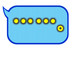 Usual simple balloon sticker sticker #14578755