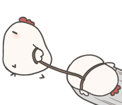 Jojo's friend-Lovely chicken sticker #14579317