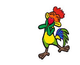 MJ-Rooster Animation sticker #14579940