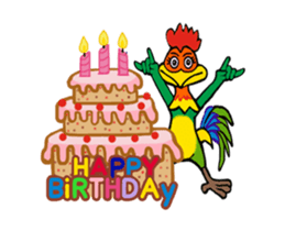 MJ-Rooster Animation sticker #14579941