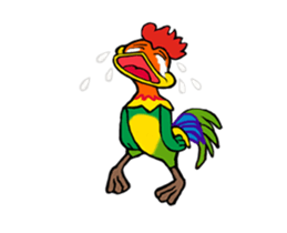MJ-Rooster Animation sticker #14579942